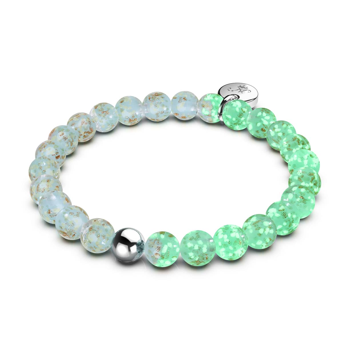Soulove Sterling Silver Cactus Charm Bead With Green CZ - For Charm Bracelets, Snake Chains, European Jewelry