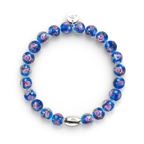 Topaz Garden | .925 Sterling Silver | Firefly Glass Garden Bracelet