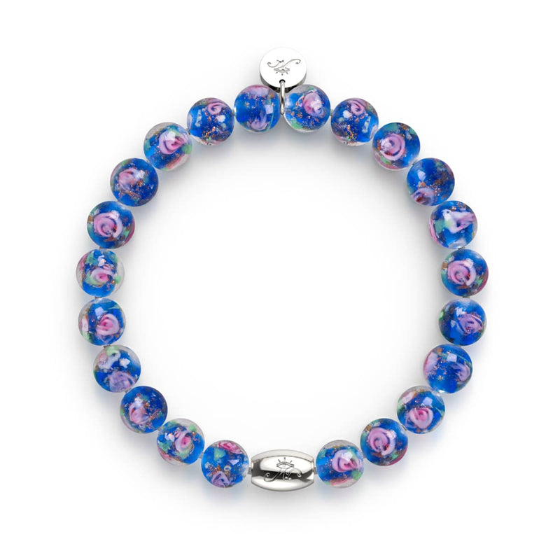 Topaz Garden | .925 Sterling Silver | Firefly Glass Garden Bracelet