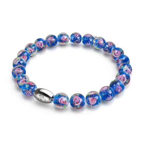 Topaz Garden | .925 Sterling Silver | Firefly Glass Garden Bracelet