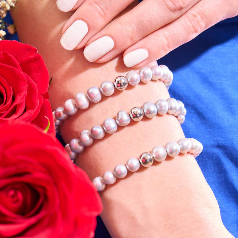 Hidden Treasure | .925 Sterling Silver | Freshwater Pearl Bracelet