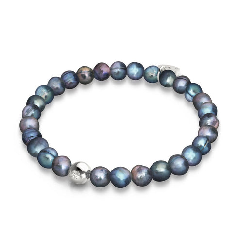 Holographic | .925 Sterling Silver | Freshwater Pearl Bracelet