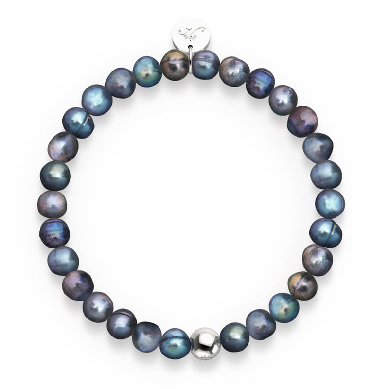 Holographic | .925 Sterling Silver | Freshwater Pearl Bracelet