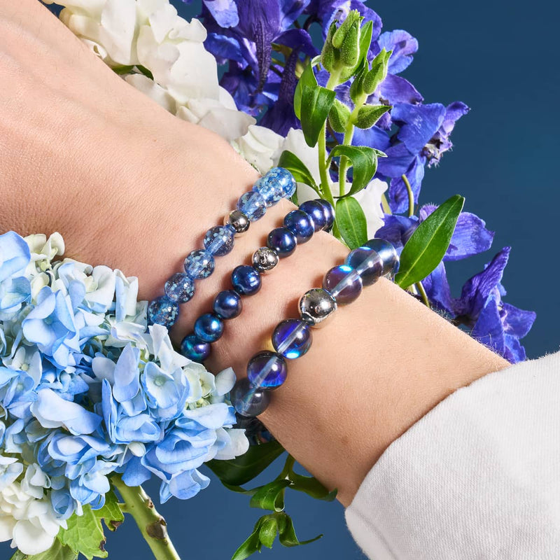 Midnight Blue | .925 Sterling Silver | Freshwater Pearl Bracelet