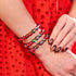 Mars Red | .925 Sterling Silver | Galaxy Glass Statement Bracelet