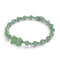 Lucky Artio | Gemmy Bear Bracelet | Green Aventurine