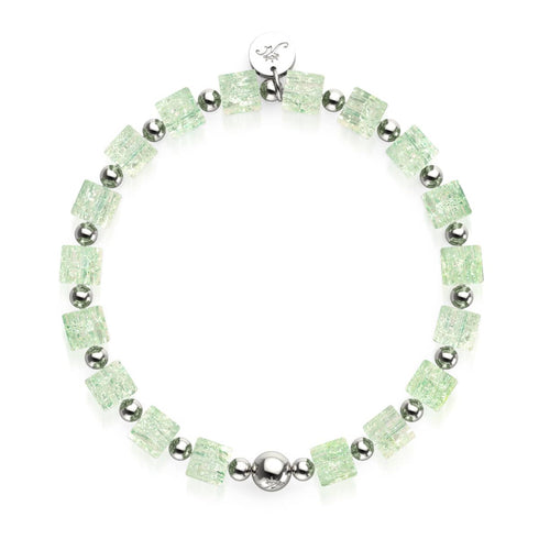 Iced Matcha | Glitter Glass | Sugar Cube Bracelet