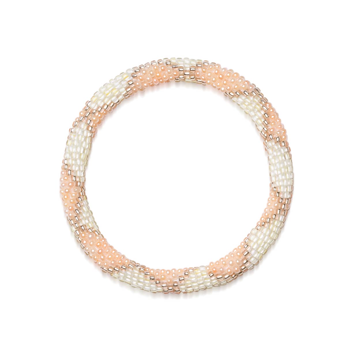 Rose Lassi | Himalayan Glass Bead Bracelet