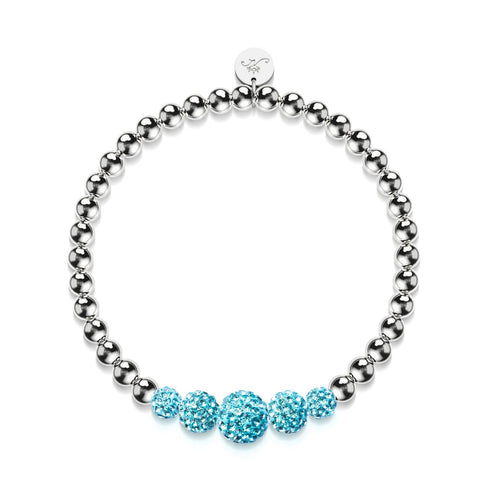 Fiji Blue | Crystal Cascade Kikiballa Bracelet