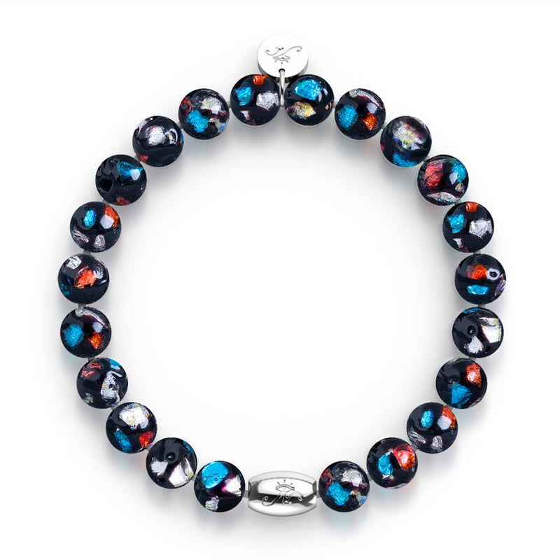 Orion | .925 Sterling Silver | Lunar Glass Bracelet