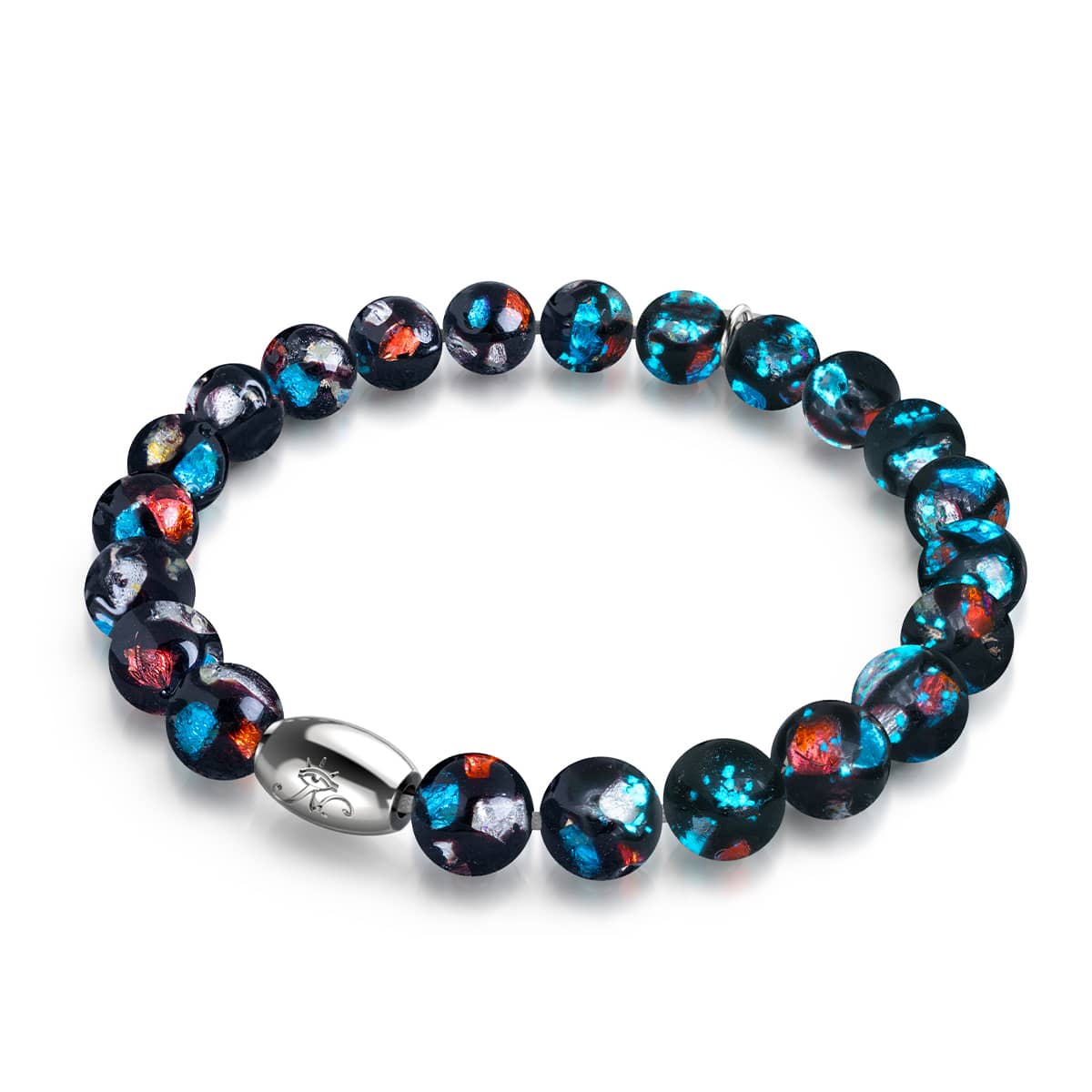 Womens Quartz Multicolor Beaded Wristband Silver Tone New Battery Amazon.com: TAURISH Natural Angel Aura Quartz Bracelet 8mm  main image 2