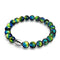 Turquoise Horizon | .925 Sterling Silver | Lunar Glass Bracelet
