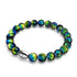 Turquoise Horizon | .925 Sterling Silver | Lunar Glass Bracelet