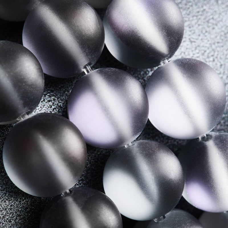 Carbonite | Silver | Mermaid Glass Statement Bracelet