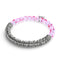 Pink | Silver | Mermaid Glass x Links of Love Bracelet
