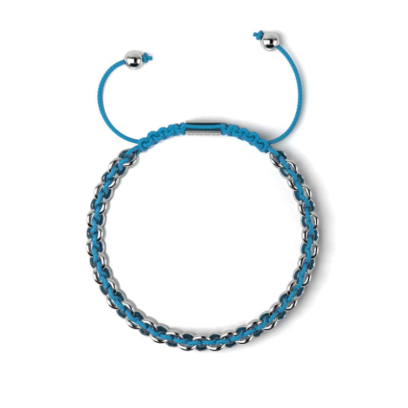 Kismet Links | Pantone Bracelet | Silver | Capri