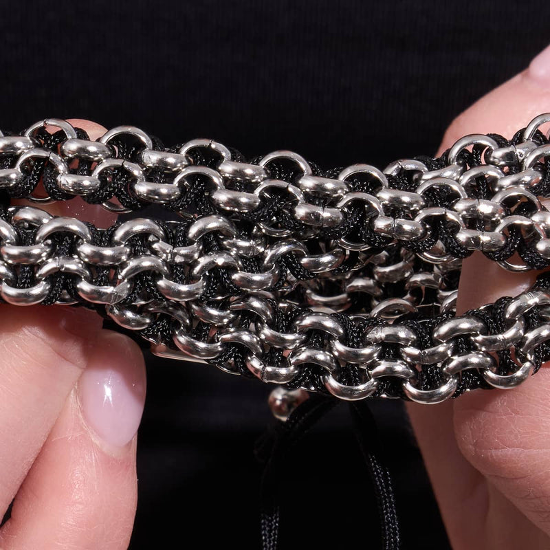 Panda Links | Mini Kismet Bracelet | Black x Silver