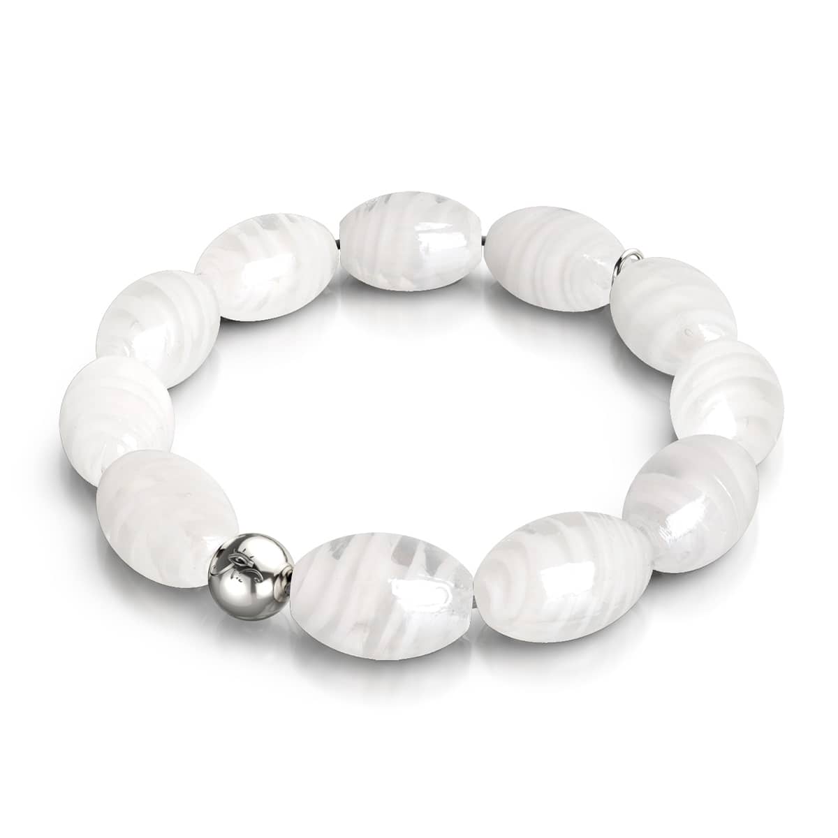 Powder Snow | Tempest Glass Bracelet
