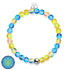 Sun and Sky | Ukrainian Aid | Mermaid Glass Bead Bracelet