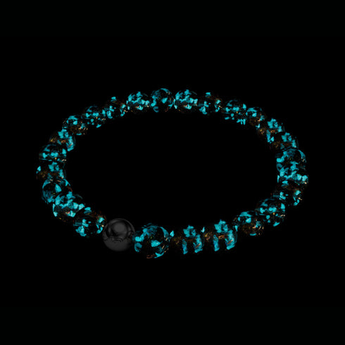 Amethyst Ice | Firework Glass Ice Drop Bracelet