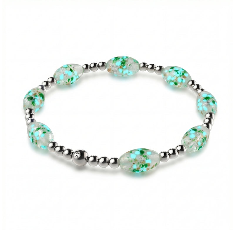 Aurora Leaf | Lunar Glass Essence Bracelet