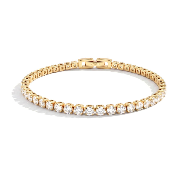 Crystal x 18k Gold | Tennis Club Bracelet