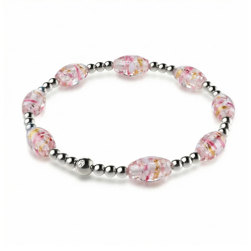 Peony Confetti | Lunar Glass Bloom Bracelet