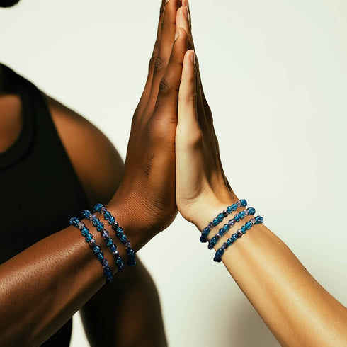 Into the Blue Moon | Firefly Glass Bracelet