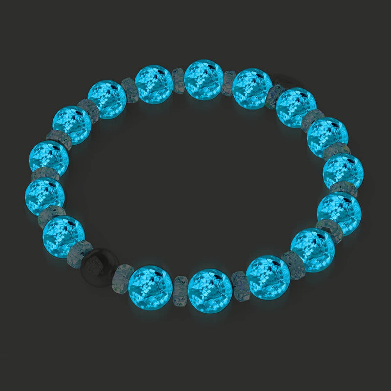 Whiteout | Firefly Glass Snow Globe Bracelet