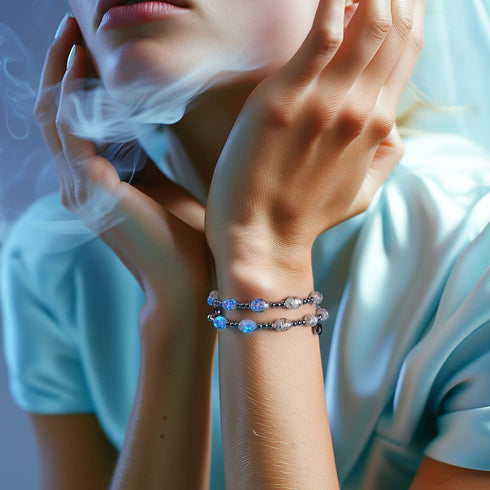 Alabaster Moon | Lunar Glass Essence Bracelet