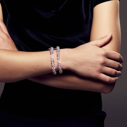 Crystal Bloom | Firefly Glass Diamonds Skull Bracelet