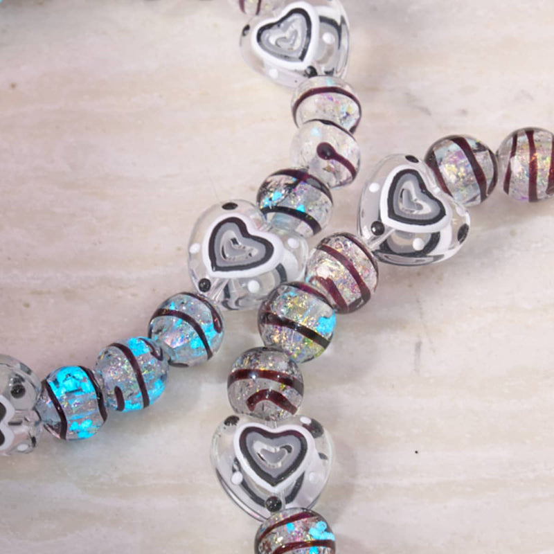 Liquorice Heartbreaker | Firework Glass Sugar Bracelet