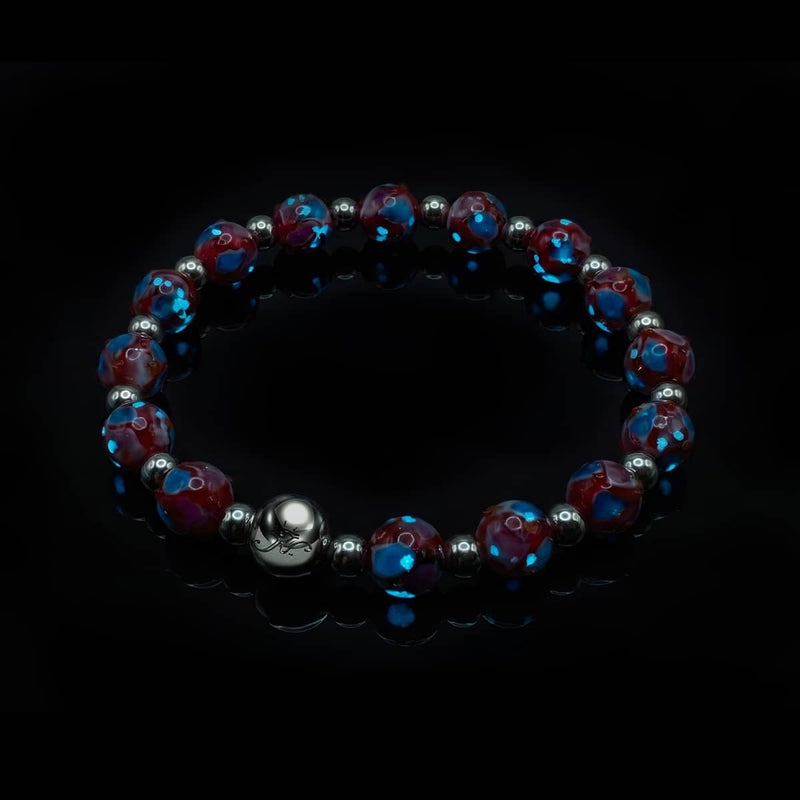 Cherry | Firefly Glass Tulip Bracelet
