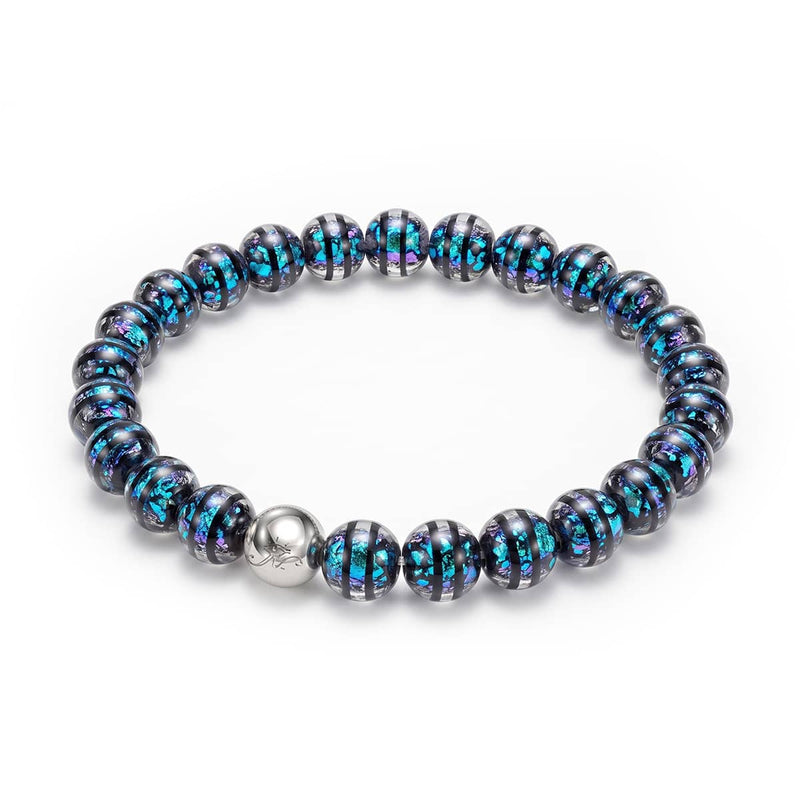 Aurora Borealis | Firework Glass Orbit Bracelet
