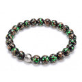 Obsidian | .925 Sterling Silver | Firefly Glass Bracelet