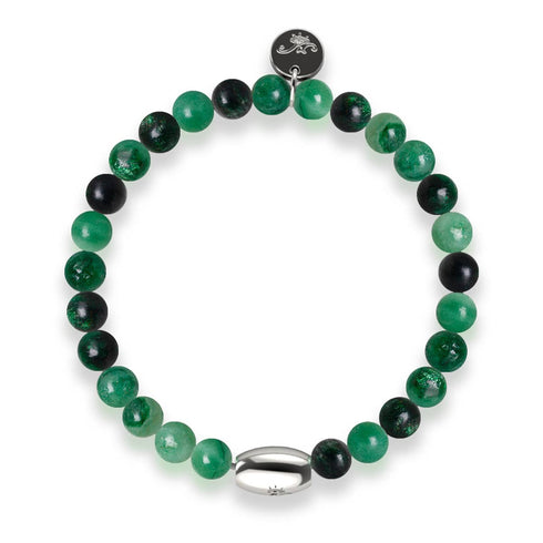 AAA Green Lepidolite | .925 Sterling Silver | Gemstone Bracelet