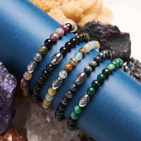 AAA Obsidian | .925 Sterling Silver | Gemstone Bracelet