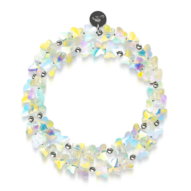 Unicorn White | .925 Sterling Silver | Butterfly Wrap