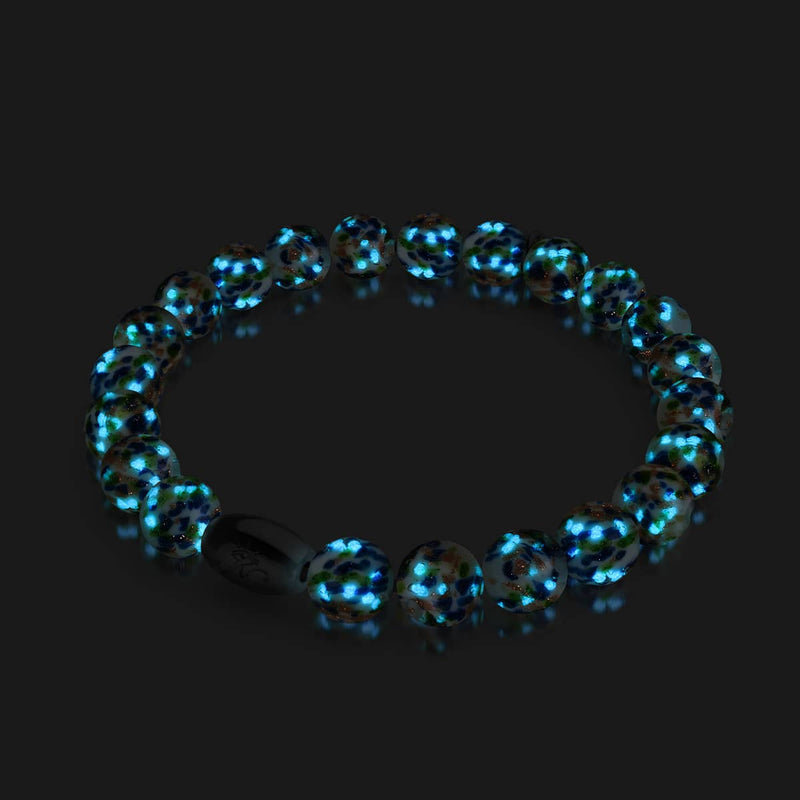 Arctic Confetti | .925 Sterling Silver | Firefly Glass Bracelet