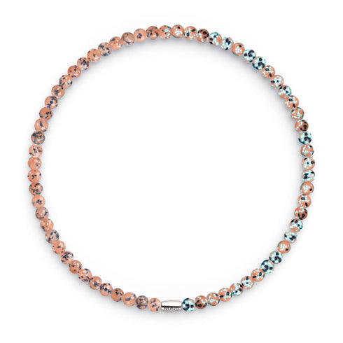 Peach Sorbet | .925 Sterling Silver | Firefly Glass Wrap