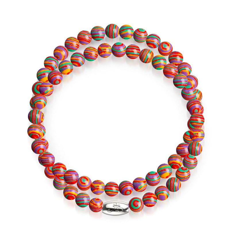 Rainbow | Silver | Gilded Turquoise Gemstone Wrap