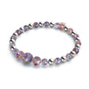Purple Firefly Glass Confetti Bracelet