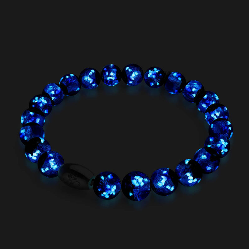 Blue Astra | .925 Sterling Silver | Solar Glass Bracelet