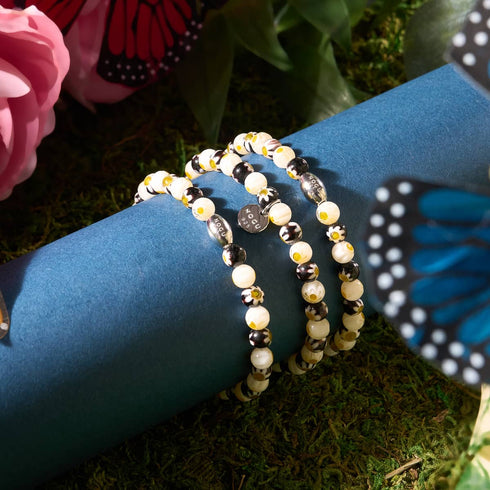 Tuscan Tulip | .925 Sterling Silver | Millefiori Bracelet
