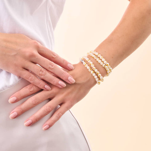 Daisy | Silver | Millefiori Wrap