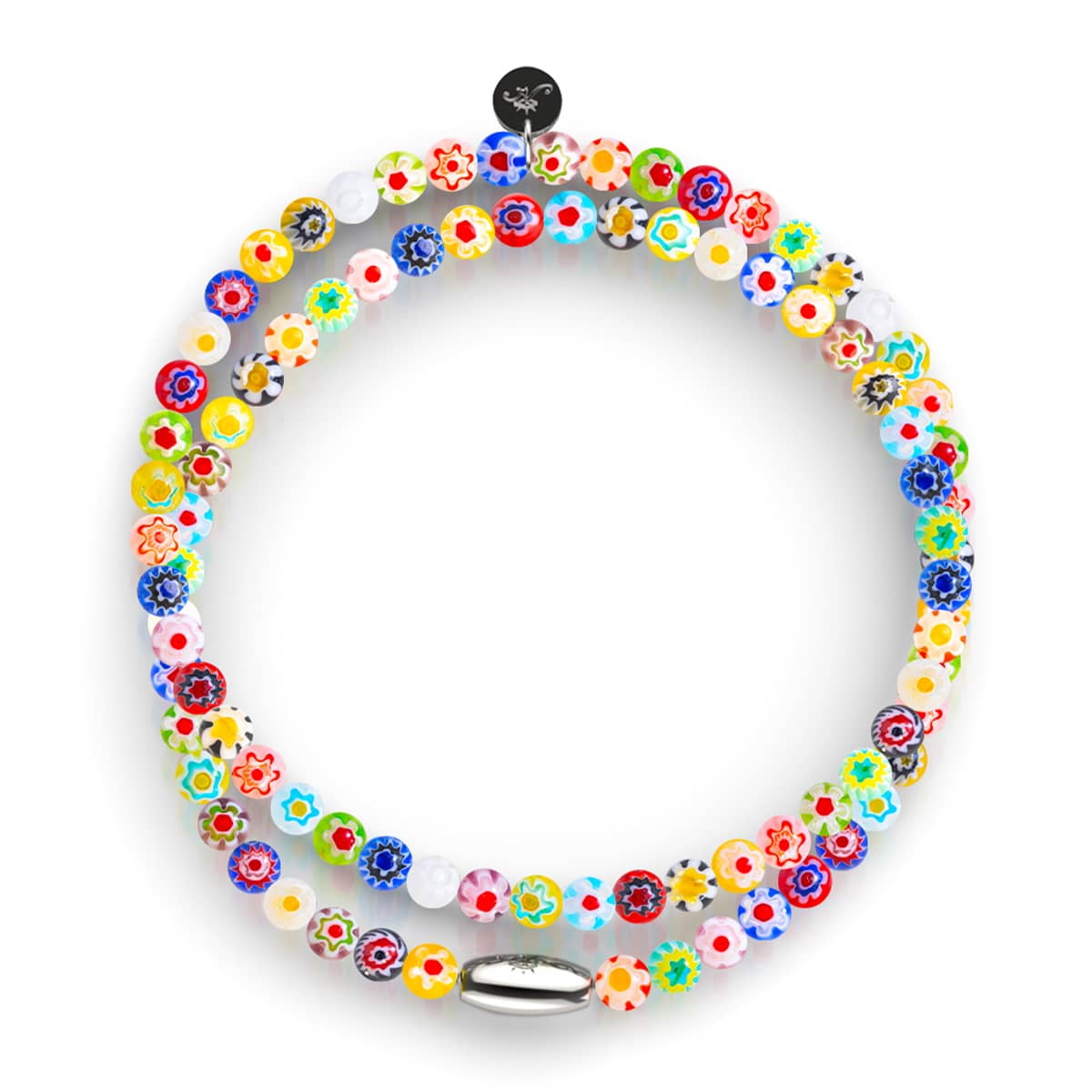 Florentine Flower | .925 Sterling Silver | Millefiori Wrap– NOGU USA
