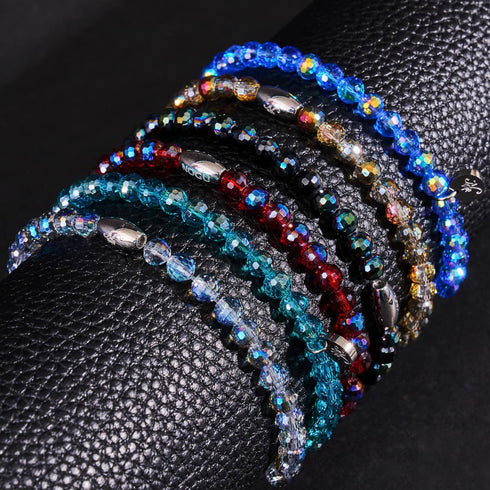 Slate | Faceted Prisma Bracelet