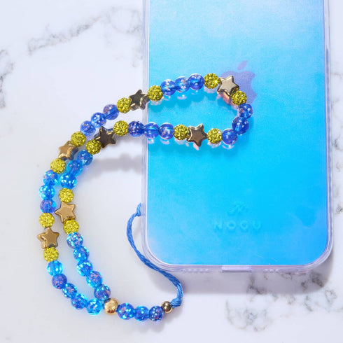 Sapphire Stars | Firefly Glass | Phone Charm Strap