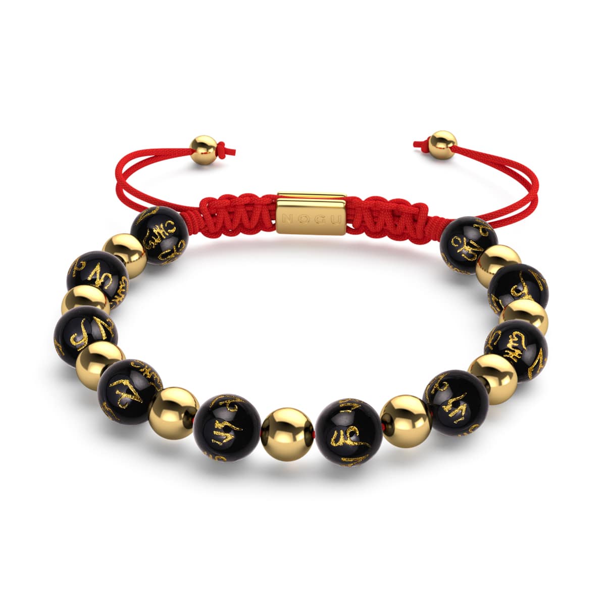 Tibetan Amulet | Deluxe Obsidian Mantra Bracelet – NOGU United States