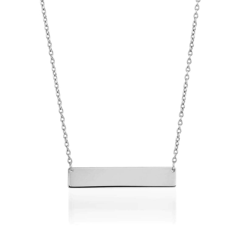 Minimalist Bar | Silver | Gilded Necklace